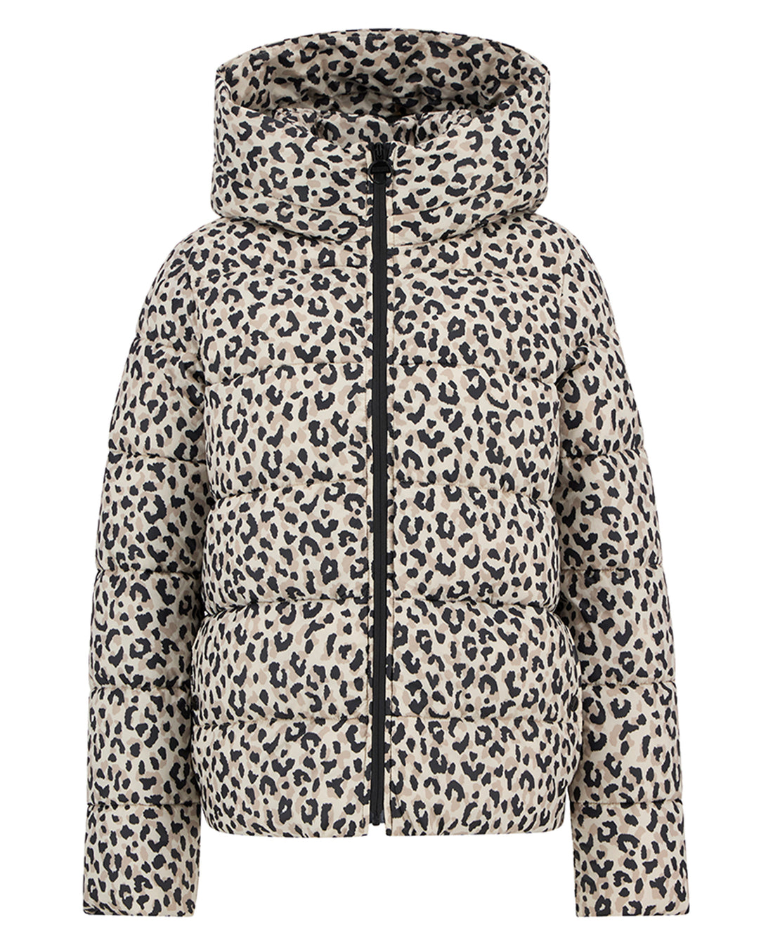 Printed Olivios Puffer Jacket - Jasmine Leopard Print