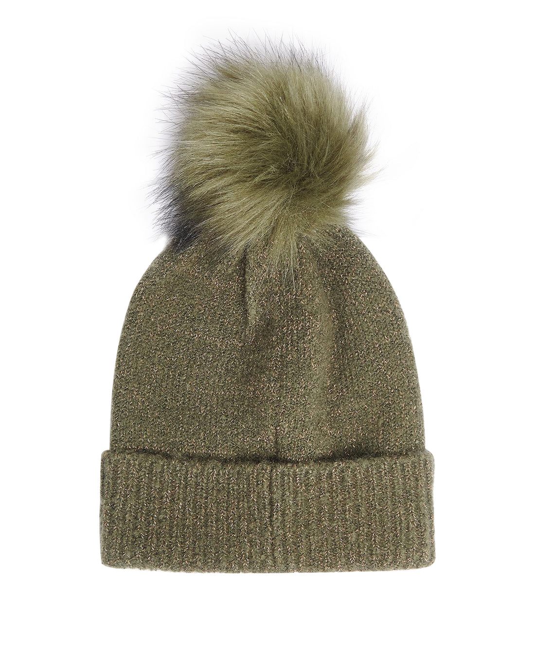 Sparkle Knit Beanie - Envy Olive