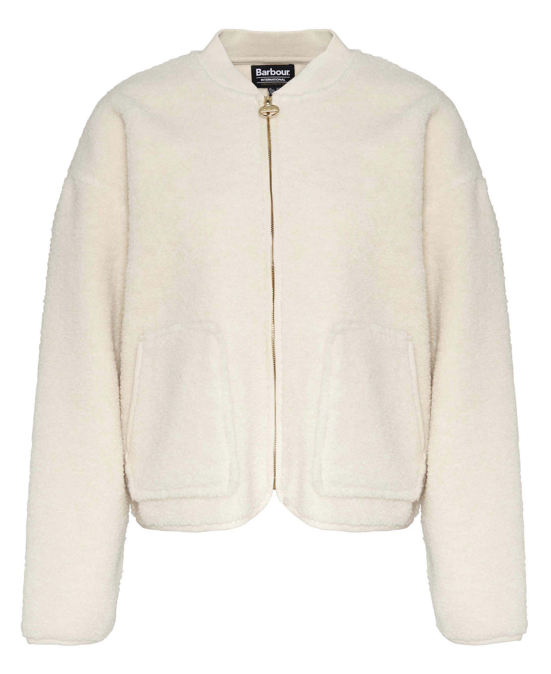 Serova Fleece Bomber - Light Stone