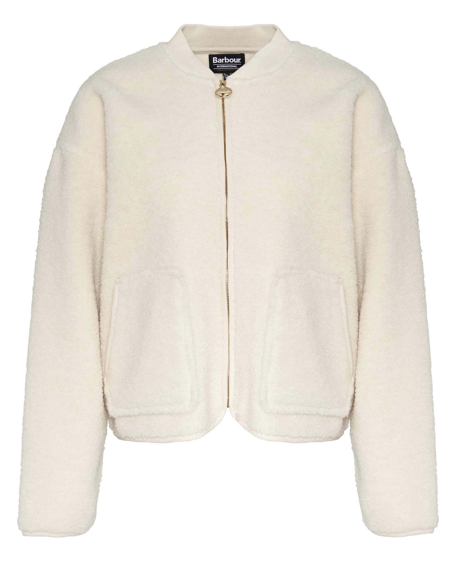 Serova Fleece Bomber - Light Stone