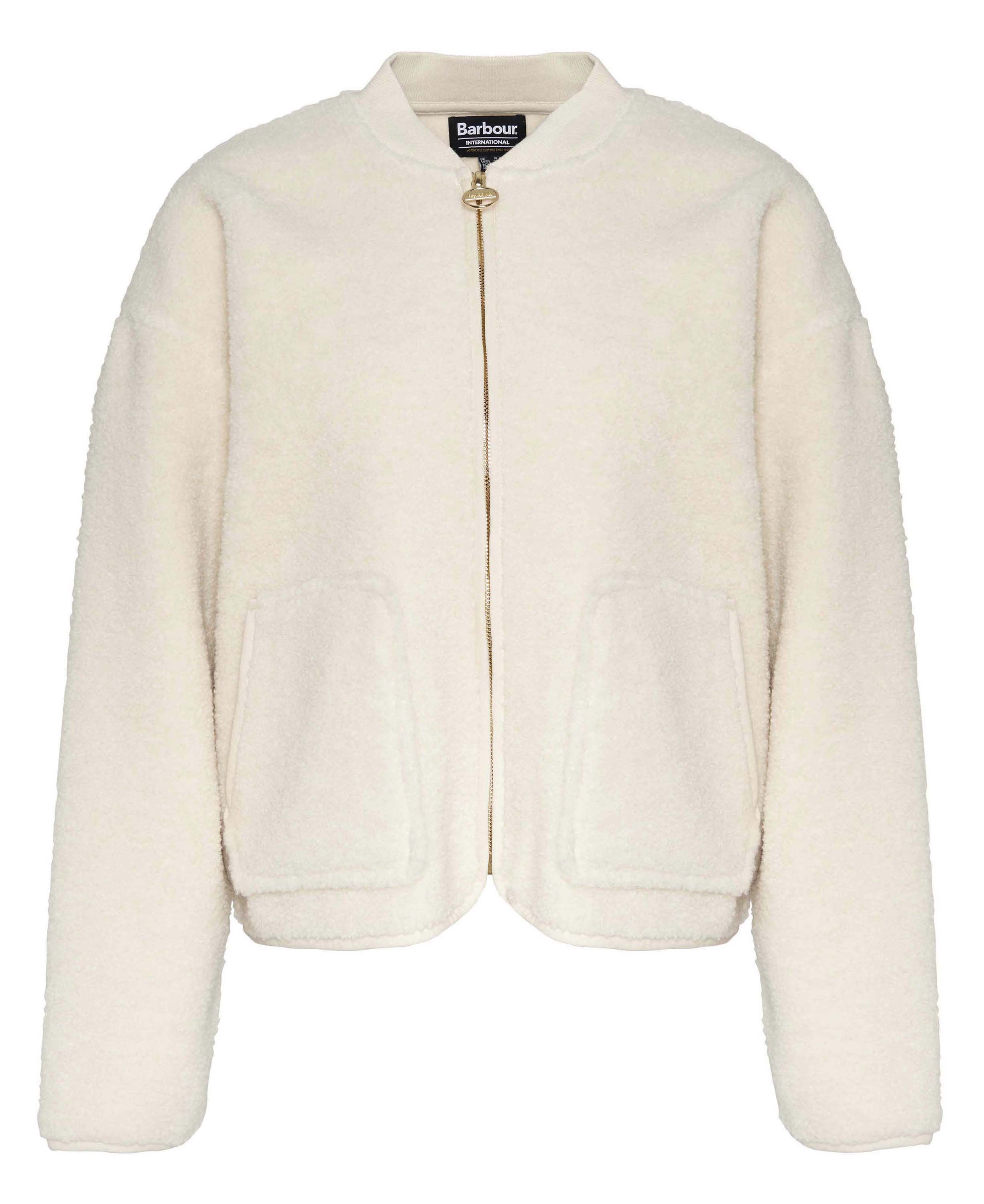 Serova Fleece Bomber - Light Stone