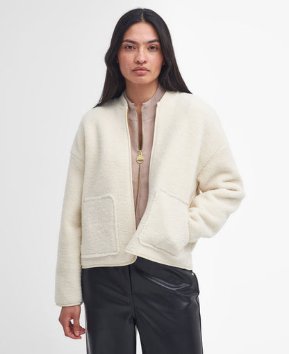 Serova Fleece Bomber - Light Stone