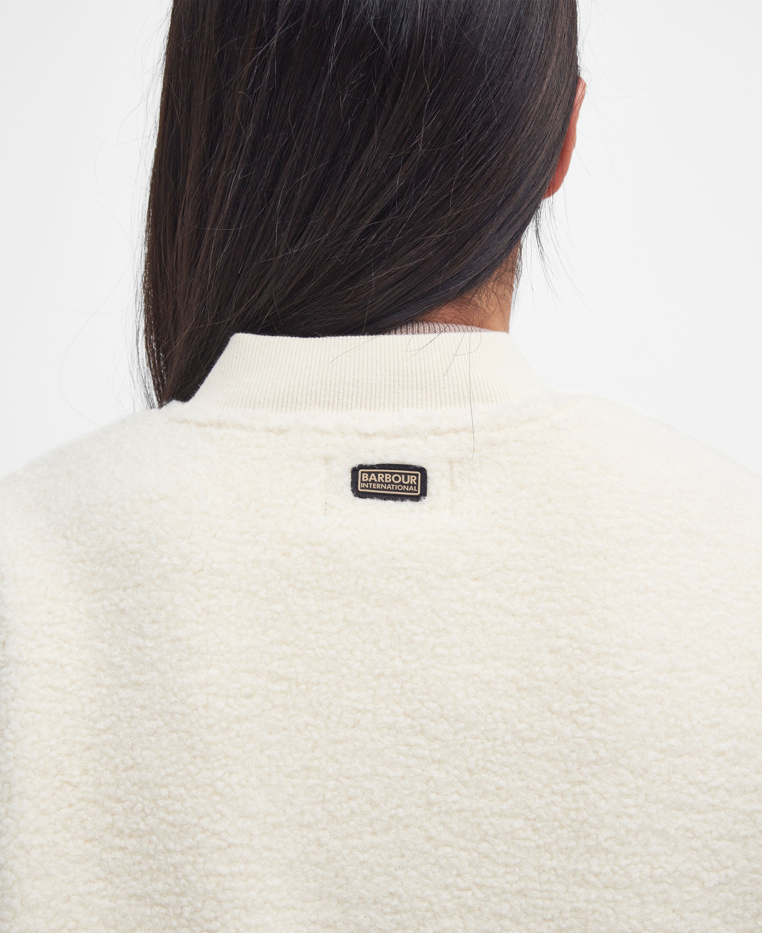 Serova Fleece Bomber - Light Stone