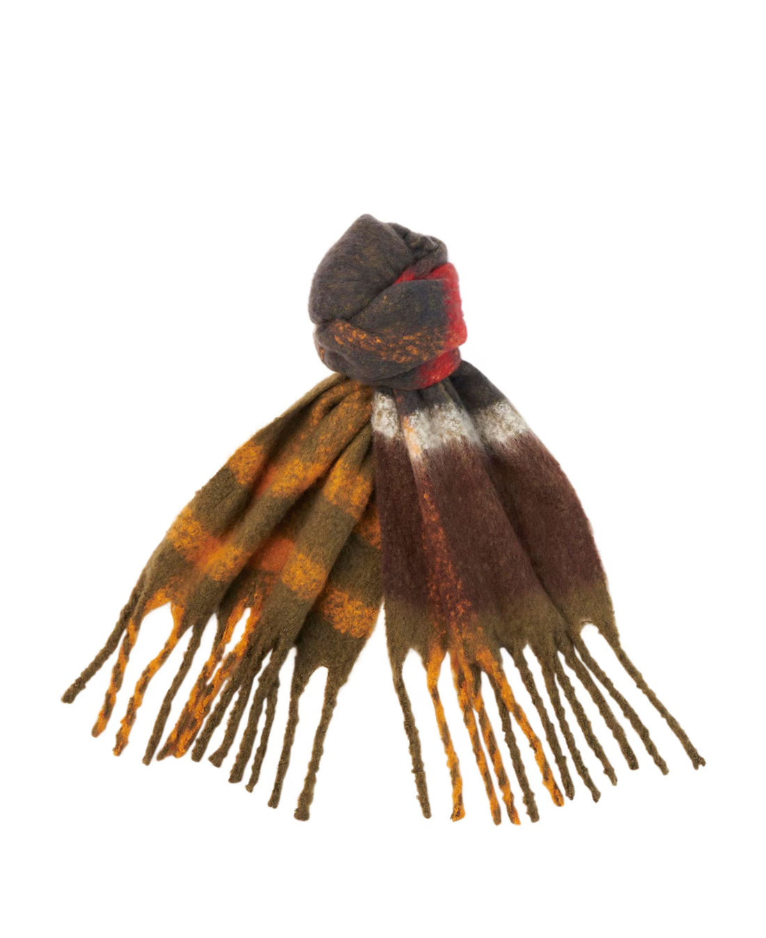Isla Tartan Boucle Scarf - Classic Tartan