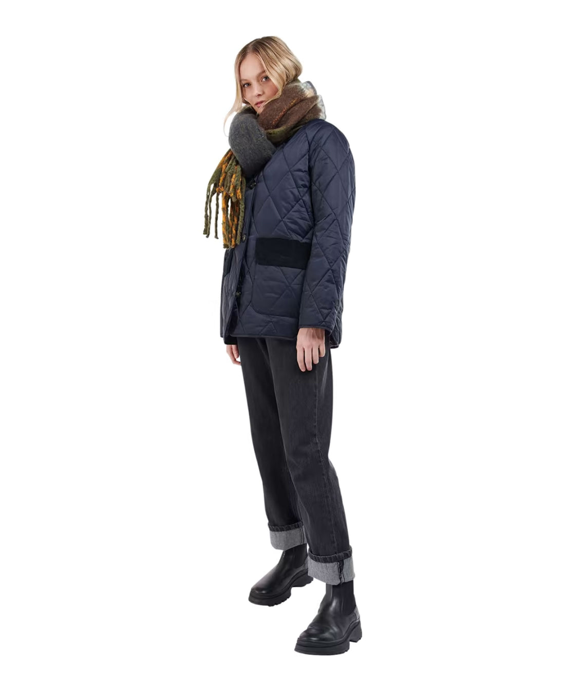 Isla Tartan Boucle Scarf - Classic Tartan