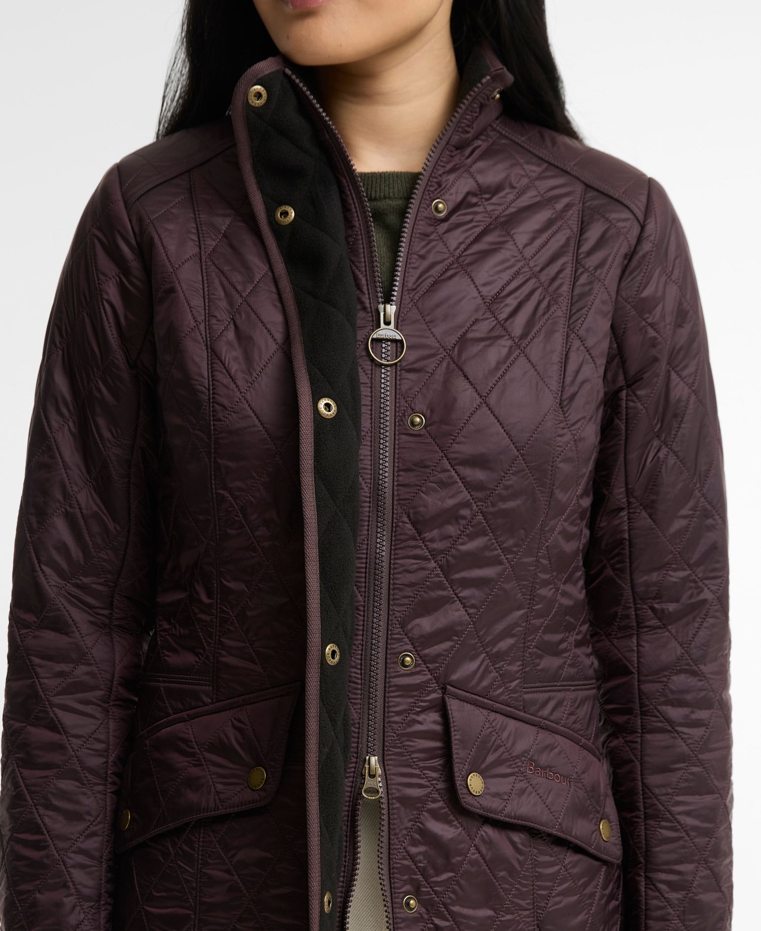 Cavalry Polarquilt - Fig/Black