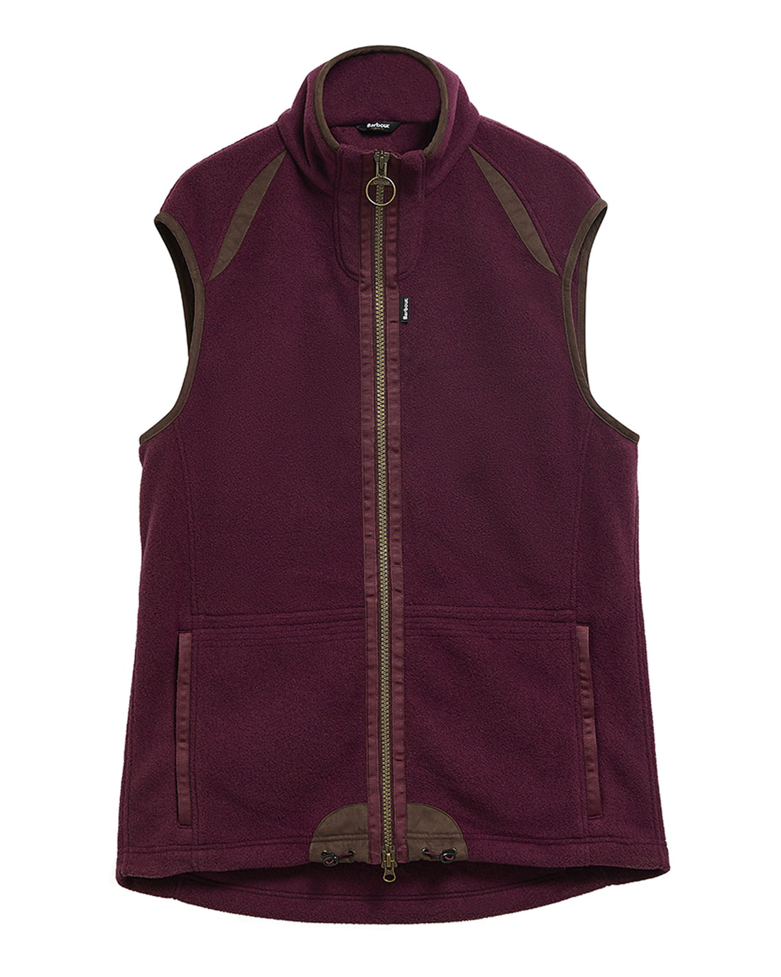 Langdale Fleece Gilet - Dark Bordeaux