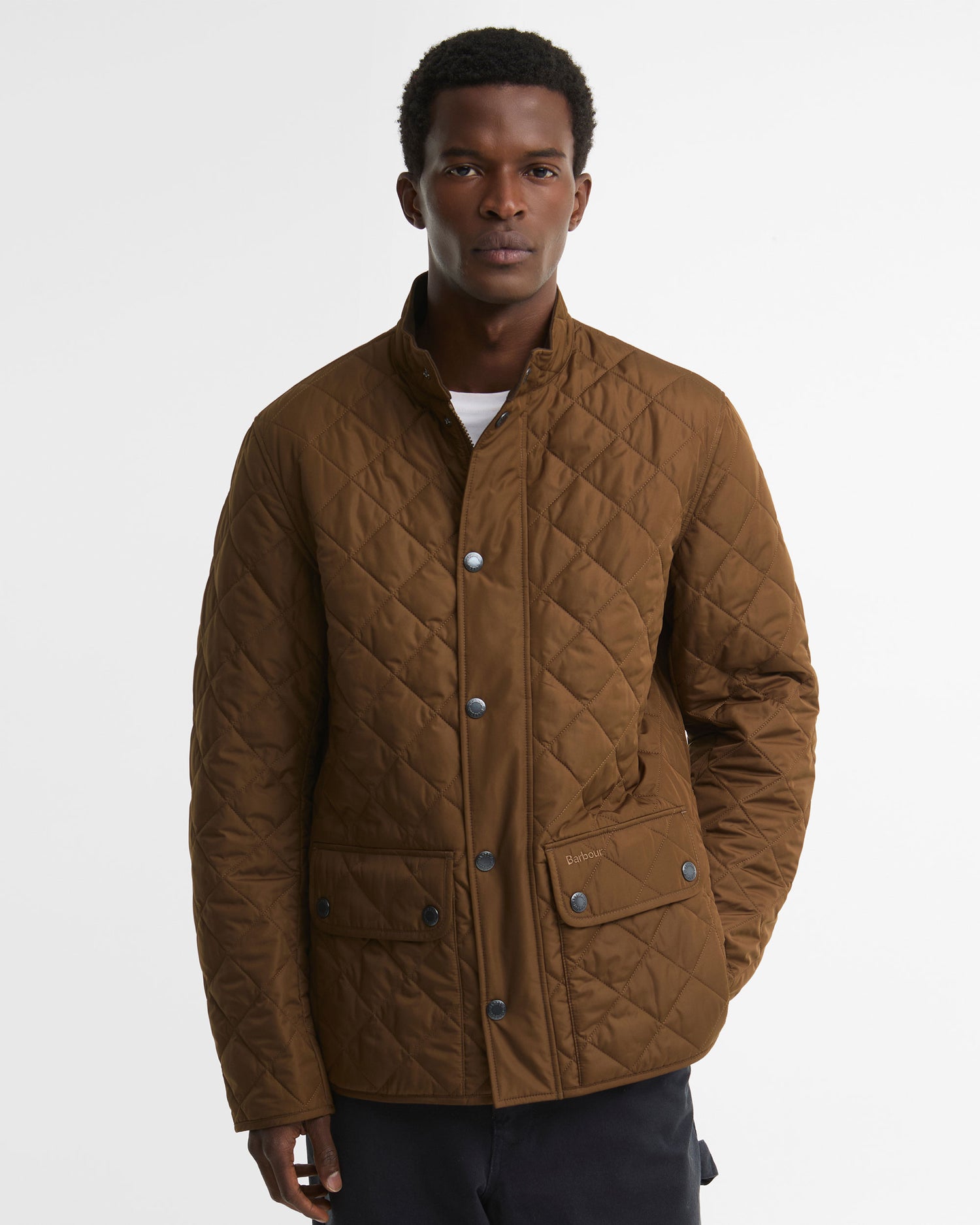 Lowerdale Quilted Jacket - Dark Sand