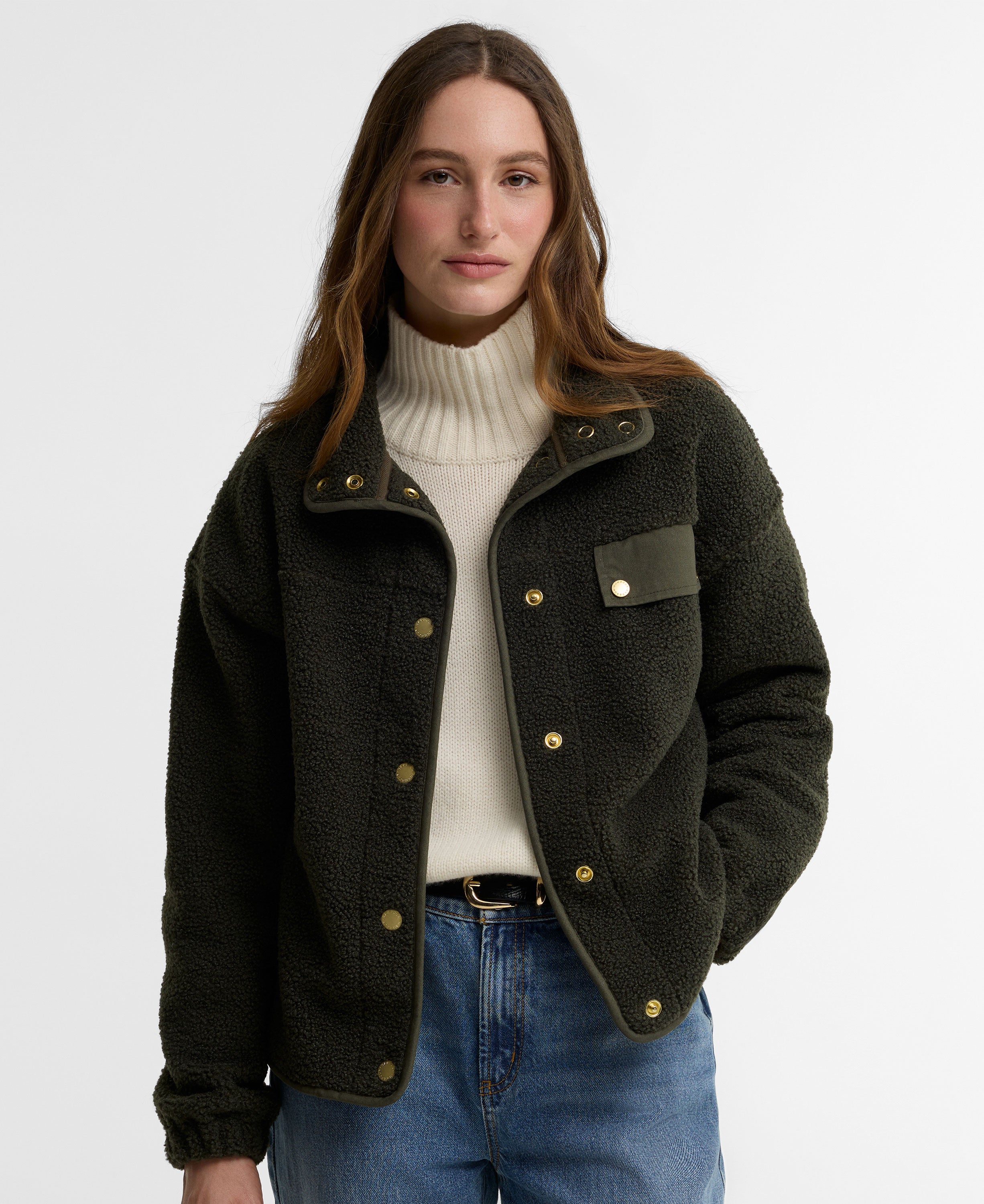 Mabel Fleece - Olive