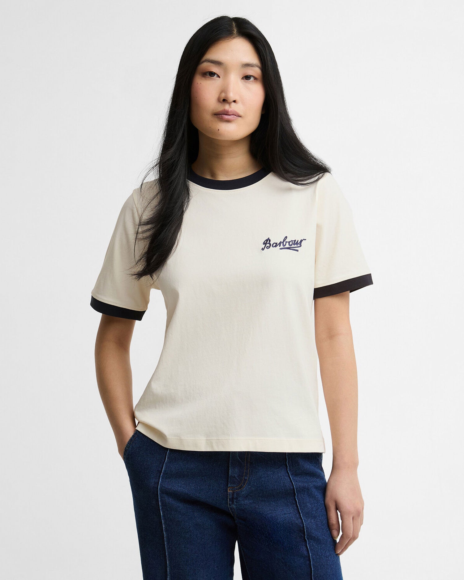 Madeline T-Shirt - Orginal Ecru/Dark Navy