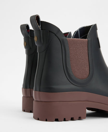 Mallow Chelsea Welly - Black/Vicuna