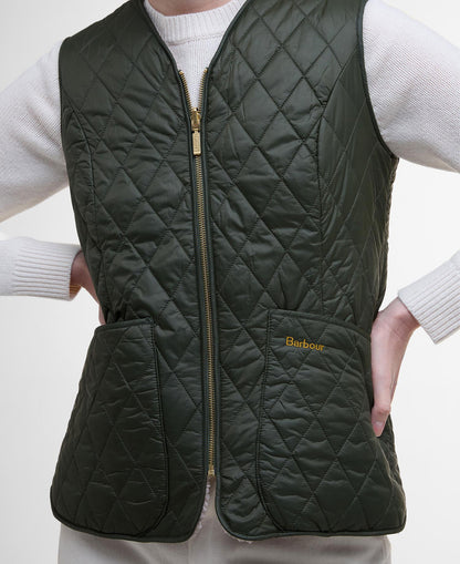 Markenfield Liner - Olive/Natural