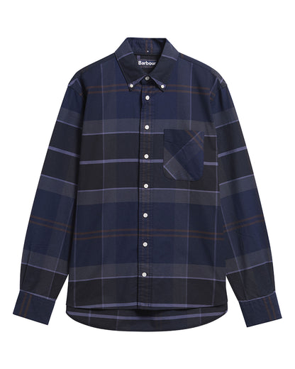 Mineral Tartan Dunoon Authentic Shirt - Midnight Loch