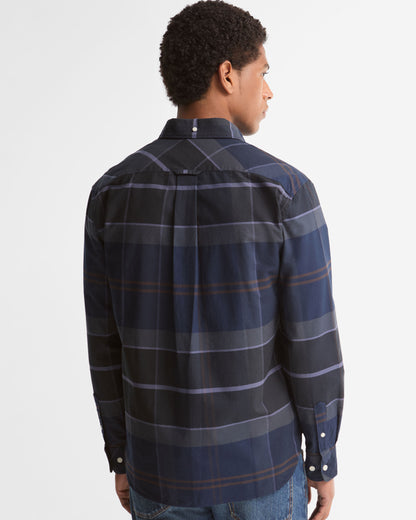 Mineral Tartan Dunoon Authentic Shirt - Midnight Loch