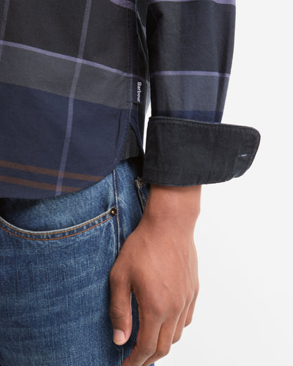 Mineral Tartan Dunoon Authentic Shirt - Midnight Loch
