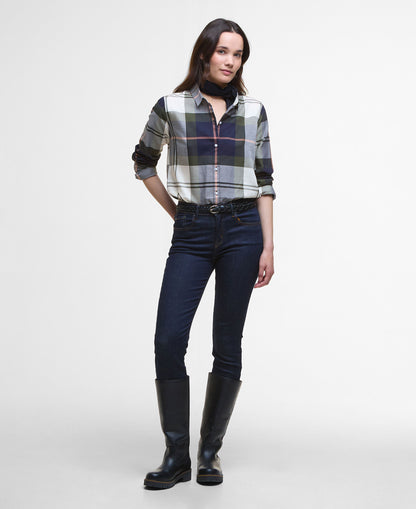 Moorland Shirt - Navy/Arabesque Check