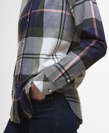 Moorland Shirt - Navy/Arabesque Check