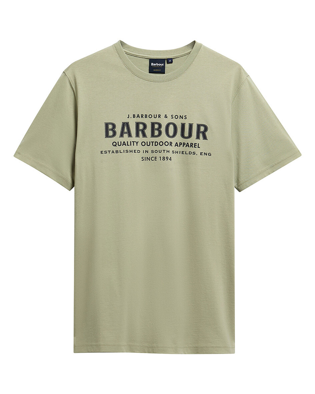 Moorside Logo Tailored T-Shirt - Mineral Green