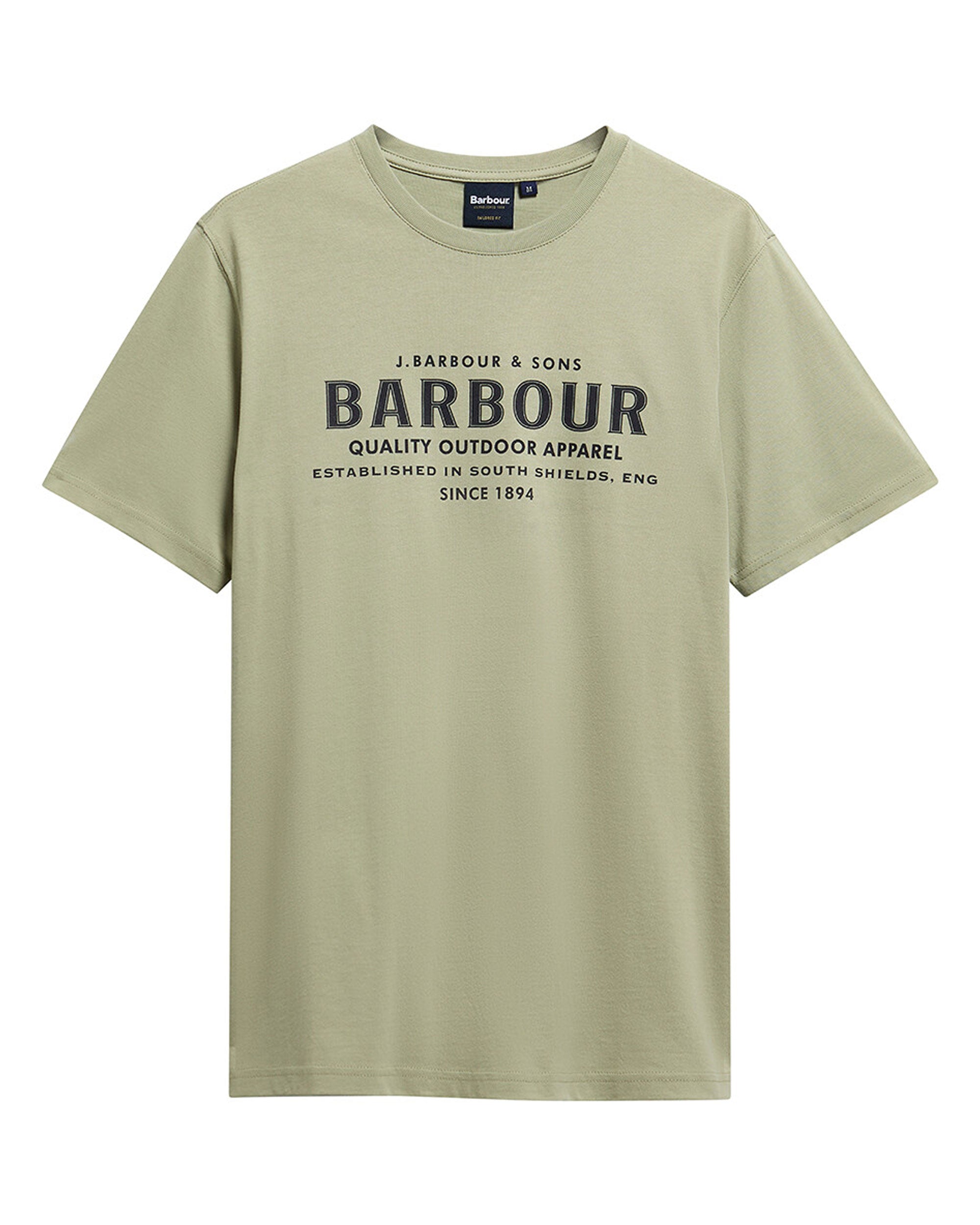 Moorside Logo Tailored T-Shirt - Mineral Green