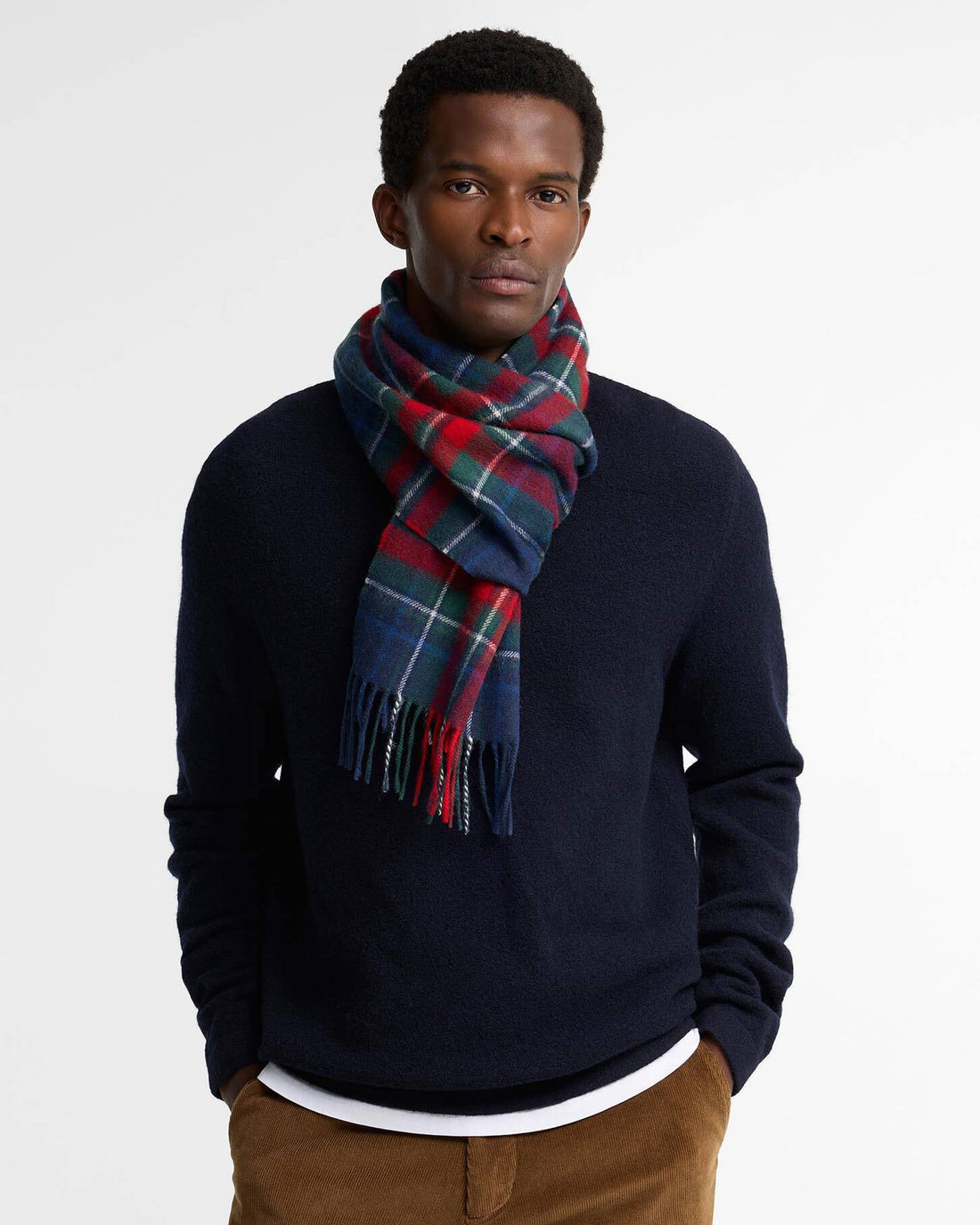 New Check Tartan Scarf - Evergreen Tartan