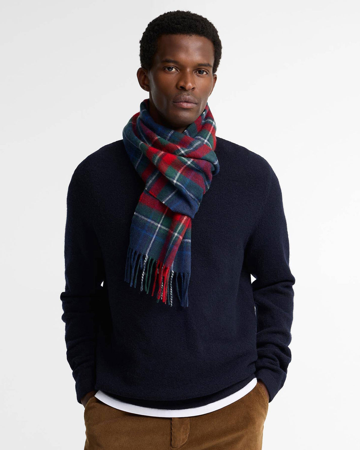 New Check Tartan Scarf - Evergreen Tartan