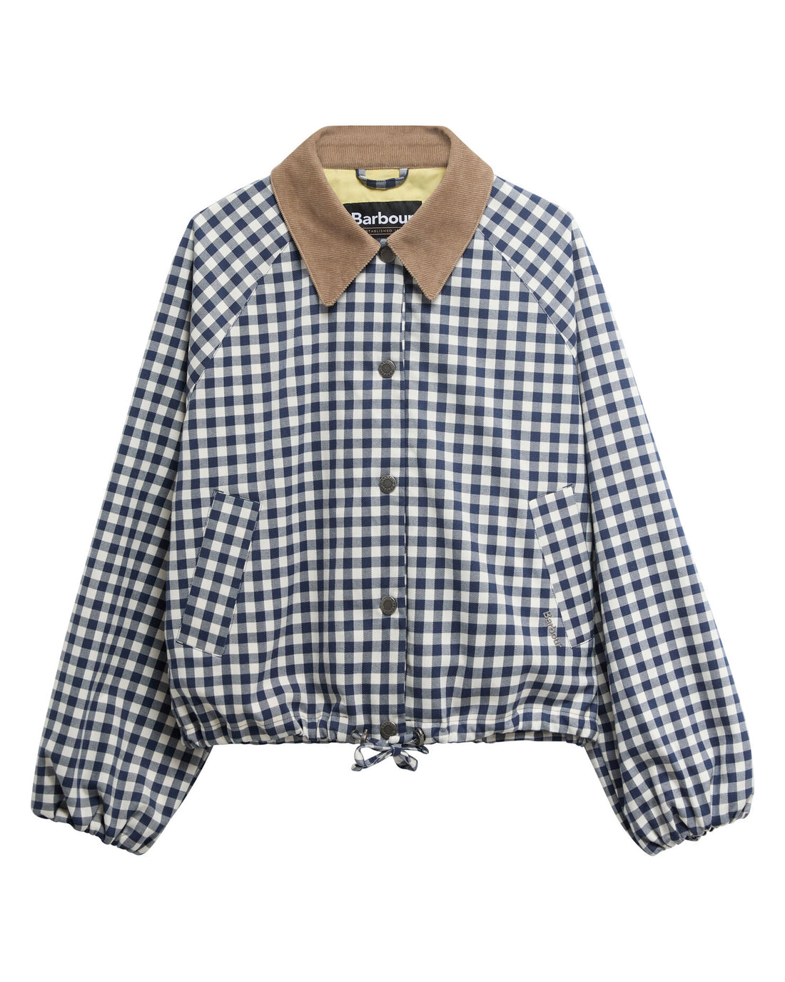 Ovingham Casual Jacket - Gingham Navy/ Neutral