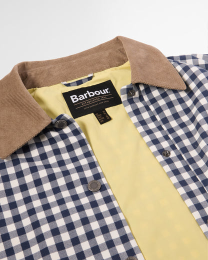 Ovingham Casual Jacket - Gingham Navy/ Neutral