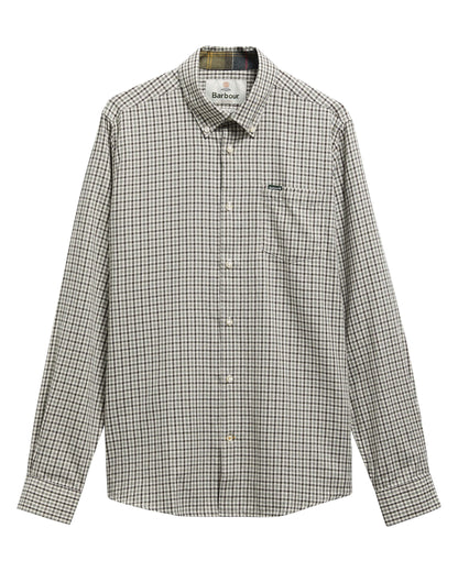 Padshaw Tailored Gingham Shirt - Olive