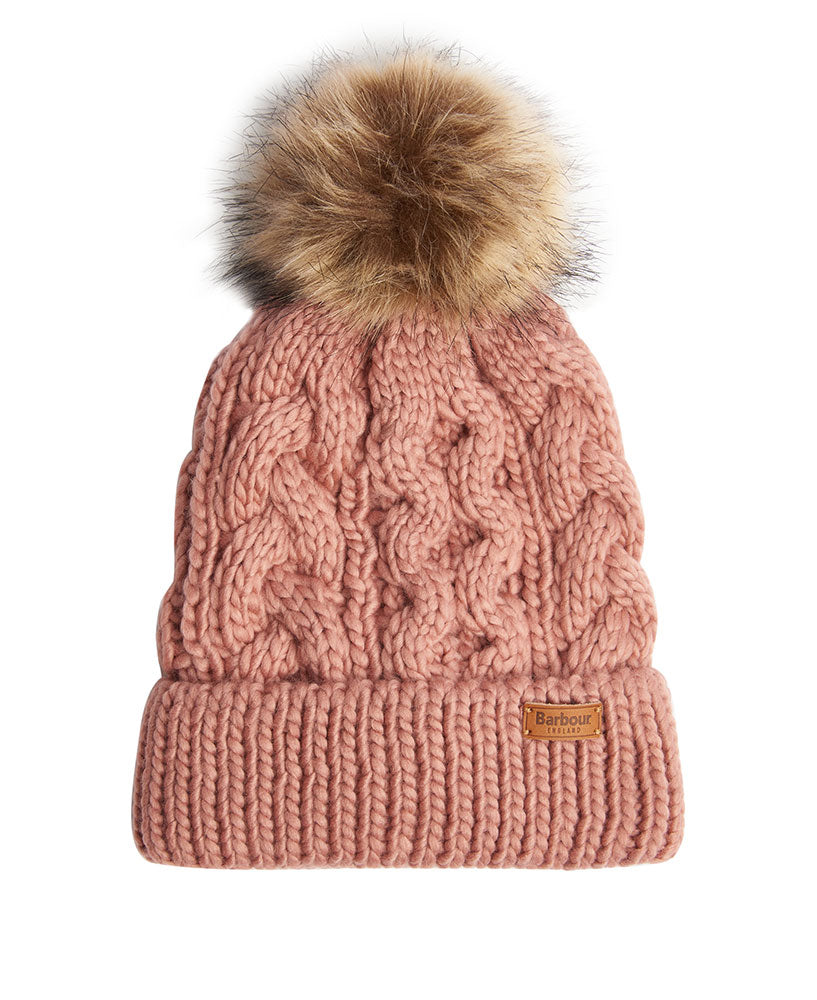 Penshaw Cable Beanie - Dusty Rose