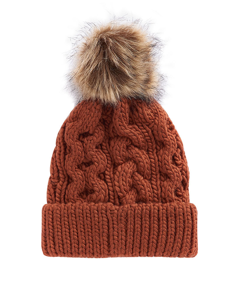 Penshaw Cable Beanie - Warm Ginger