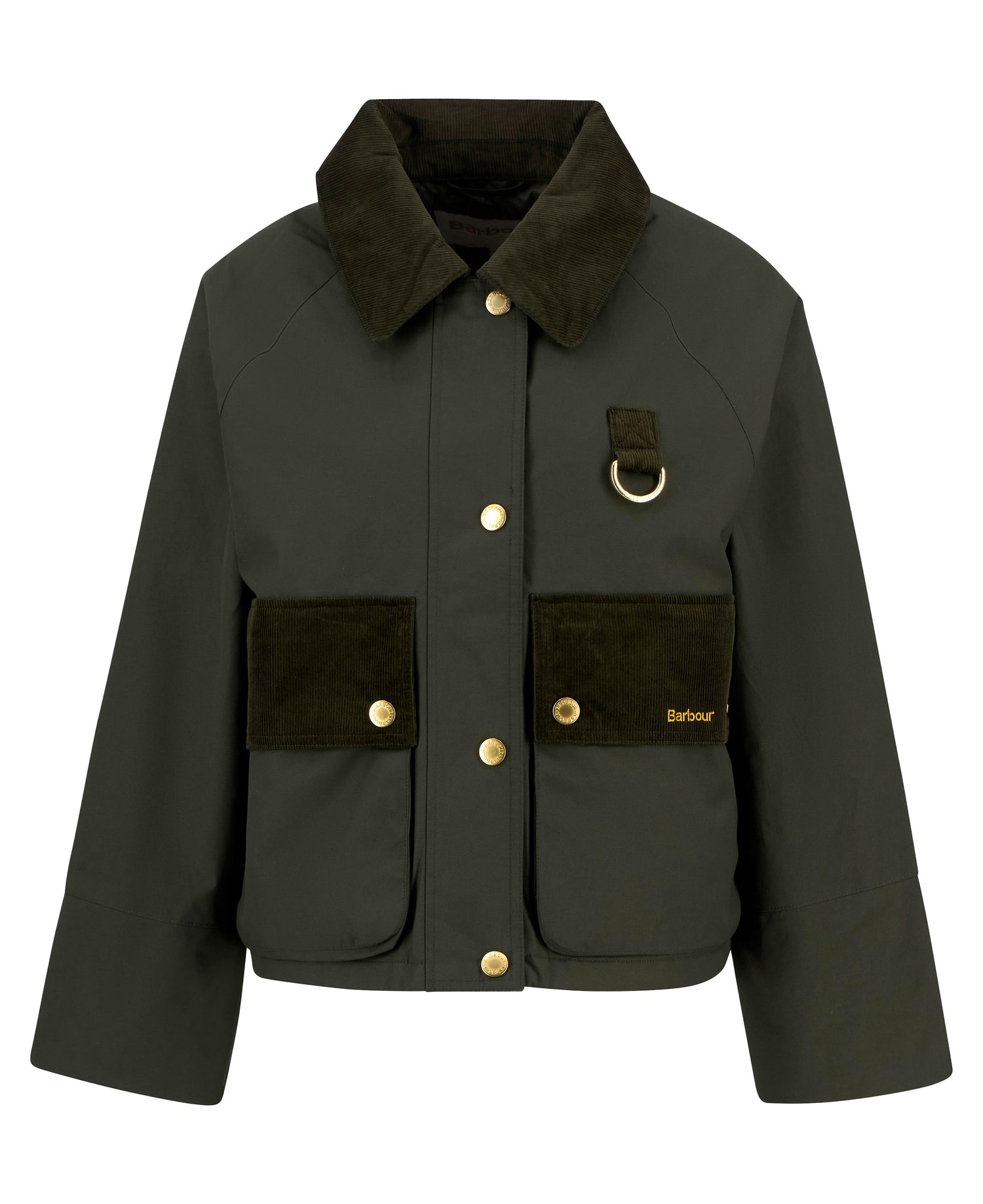Phoebe Casual Jacket - Olive/Brown