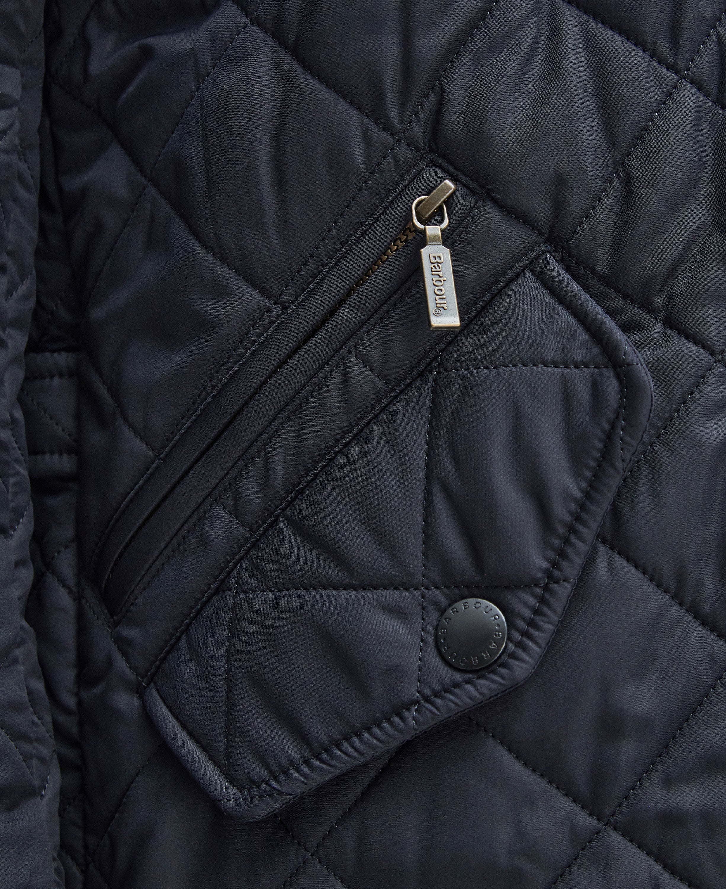 Powell Quilted Jacket Navy