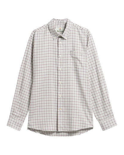 Preston Regular Tattersall Shirt - Dark Bordeaux