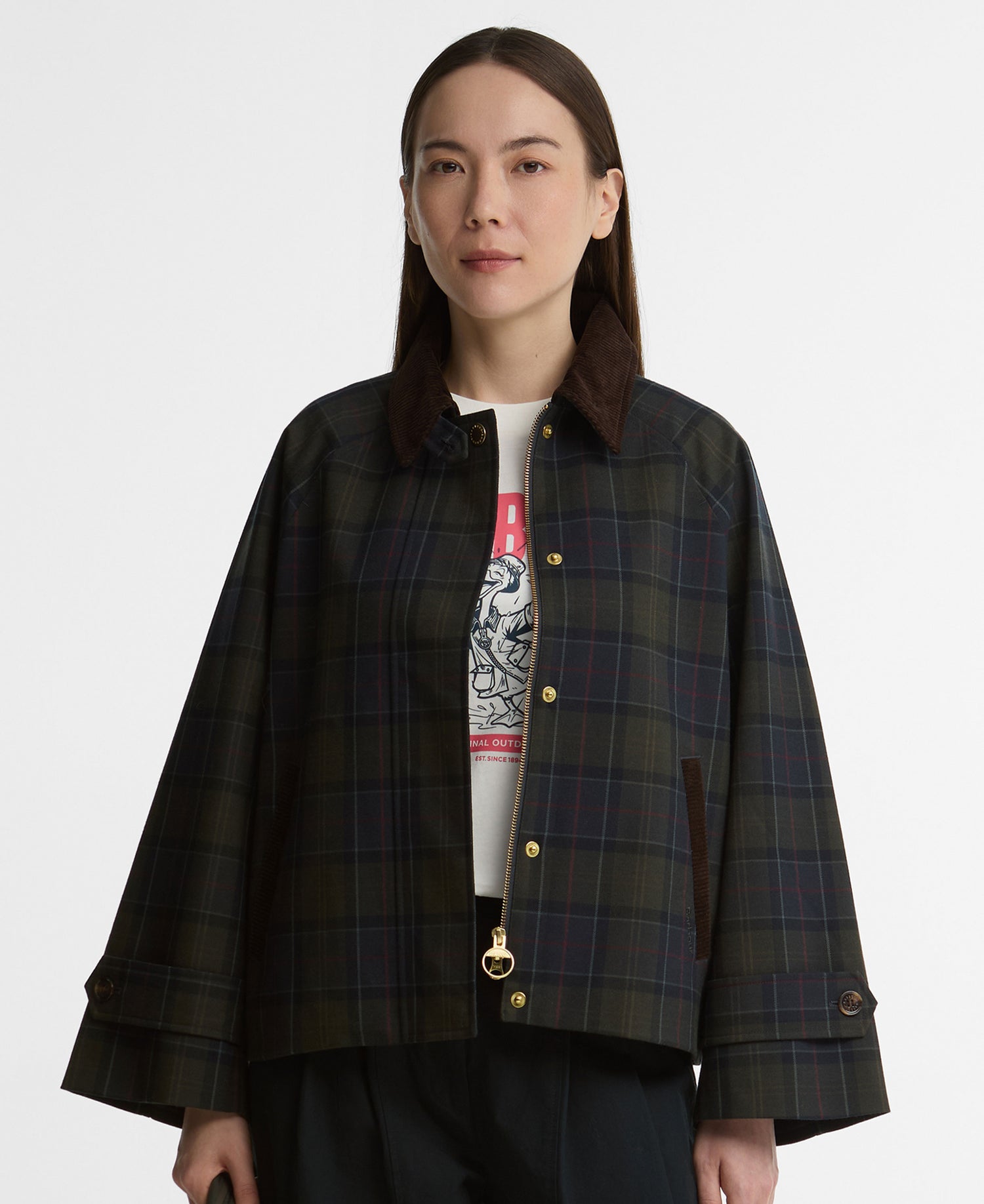 Sandra Showerproof Jacket - Classic Tartan