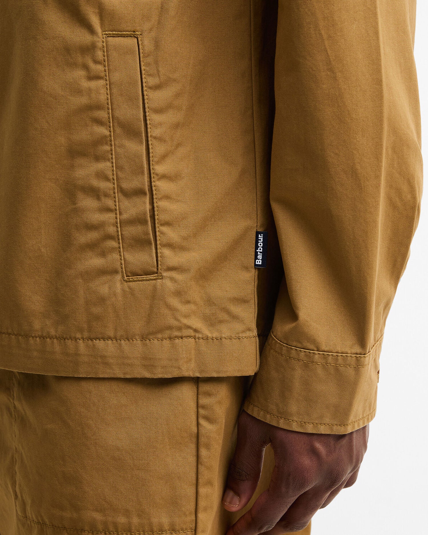 Sherburn Cotton Overshirt - Camel