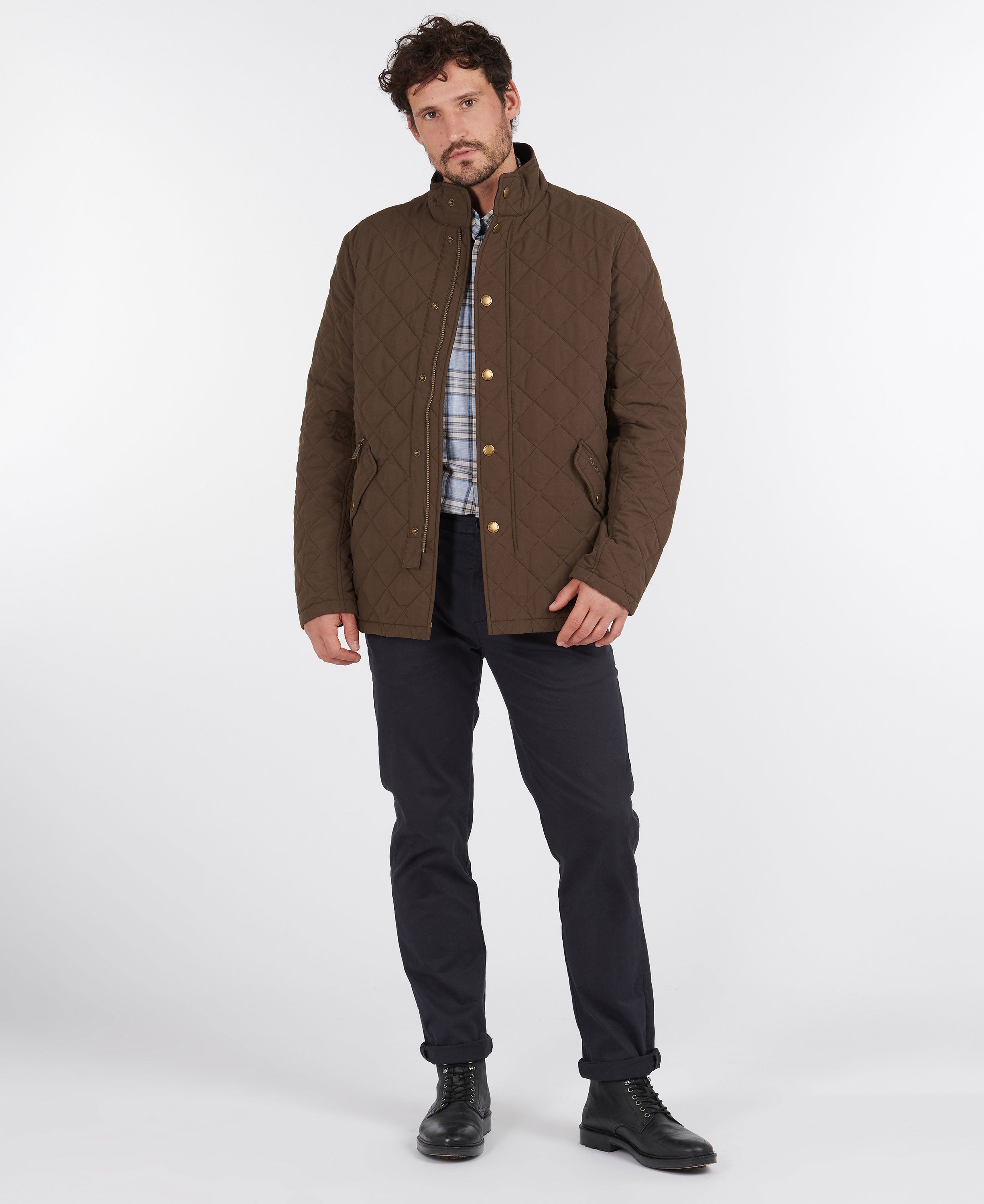 Shoveler Quilted Jacket - Dark Olive