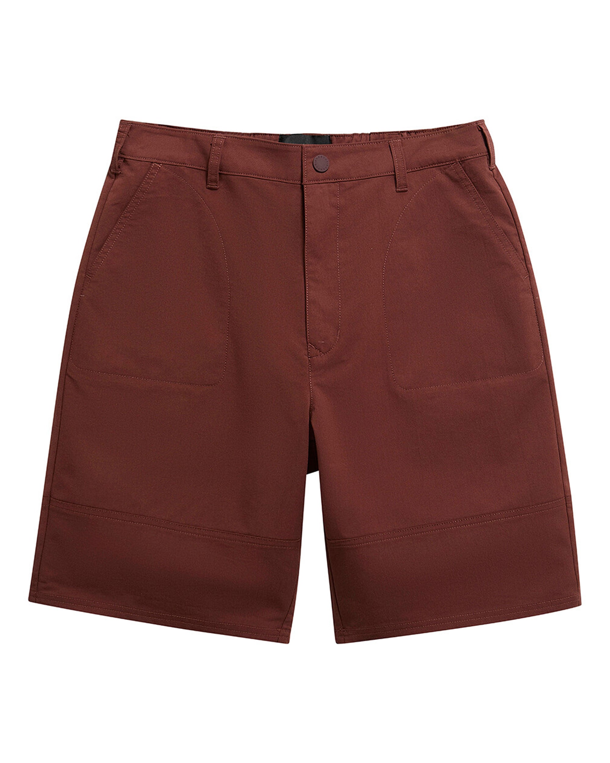 Strickland Textured Short - Burnt Pepper