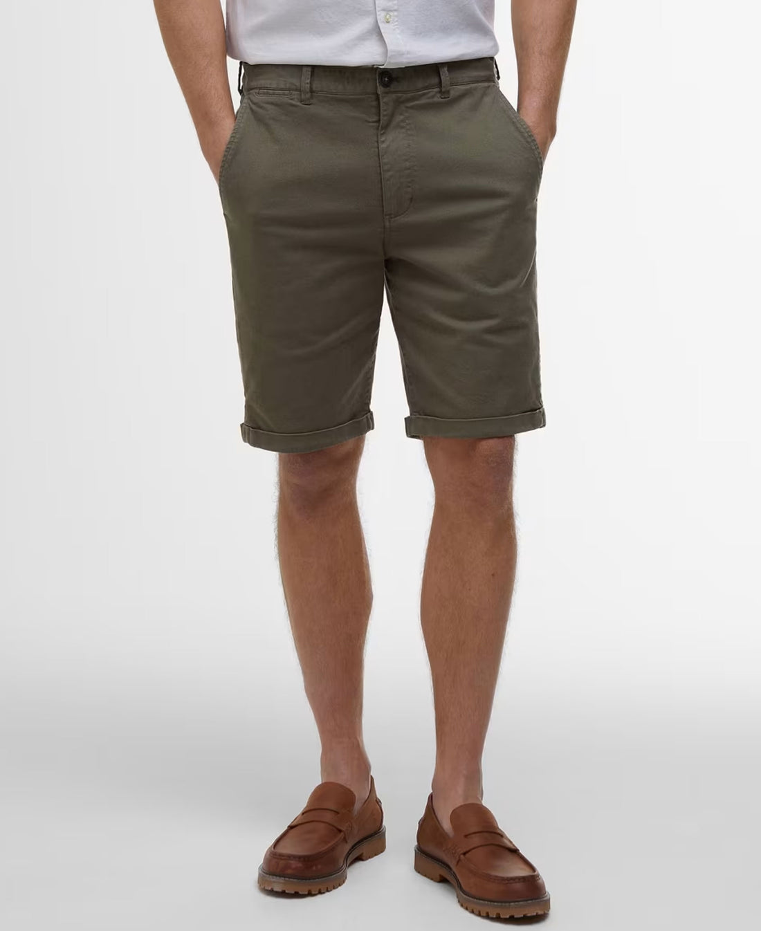 Washed Twill Chino Short - Stone