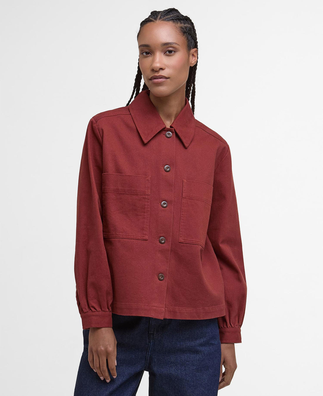 Willow Overshirt - Burnt Henna