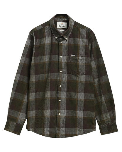 Winston Regular Fit Checked Shirt - Olive