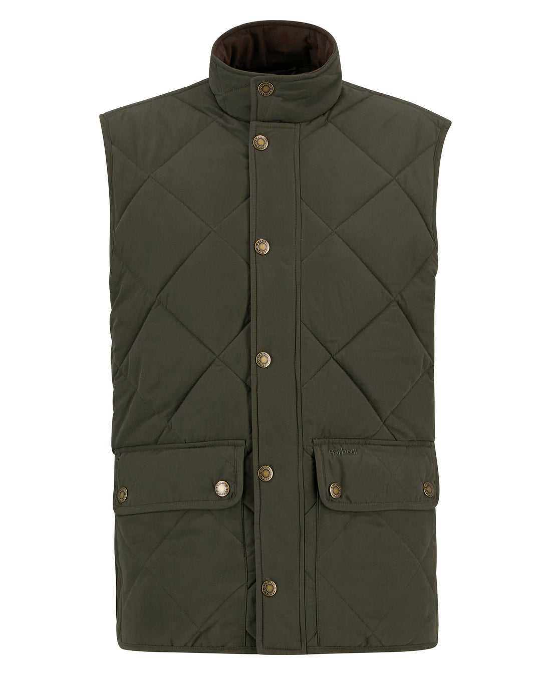 Winter Lowerdale Quilted Gilet - Dark Olive