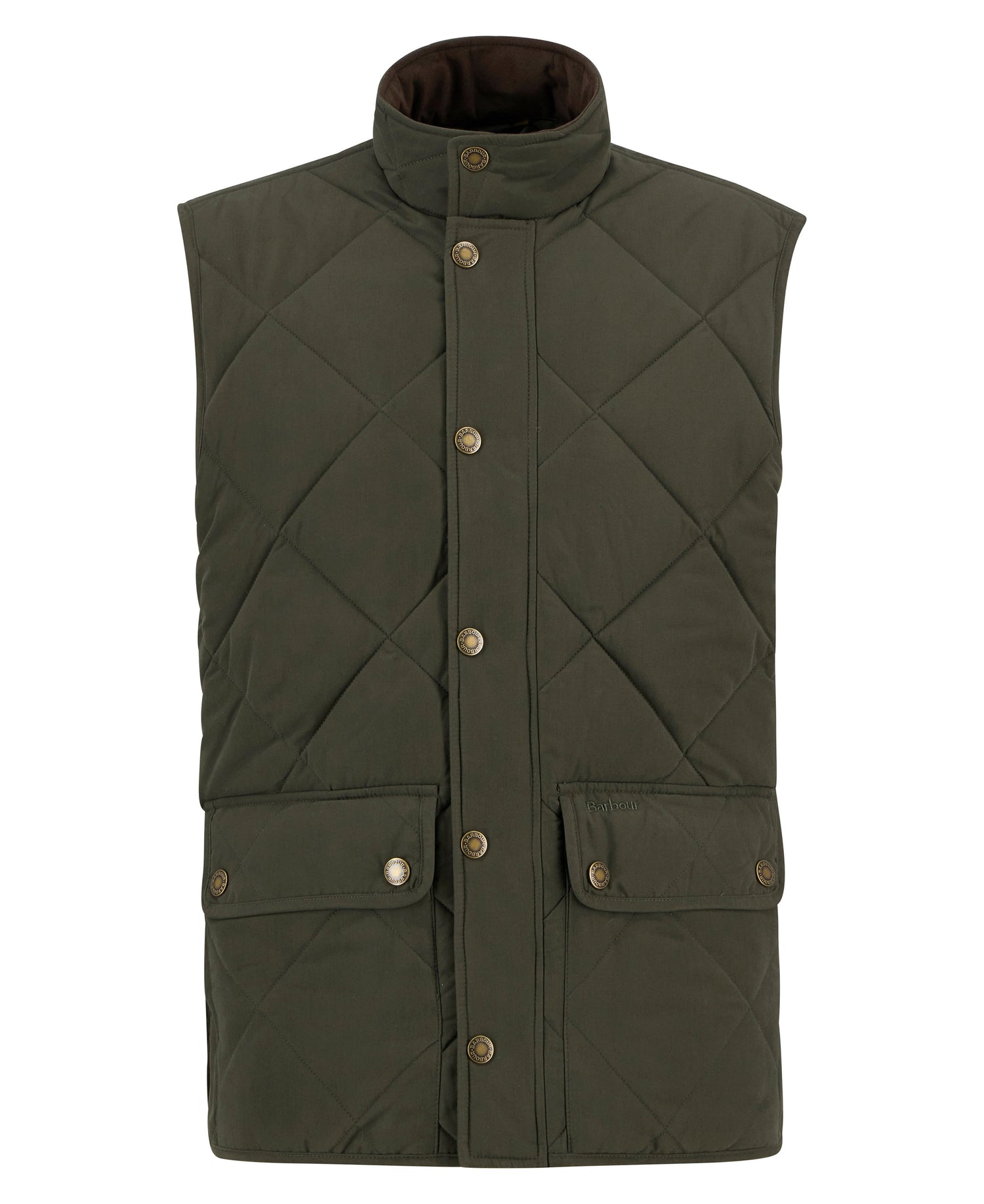 Winter Lowerdale Quilted Gilet - Dark Olive