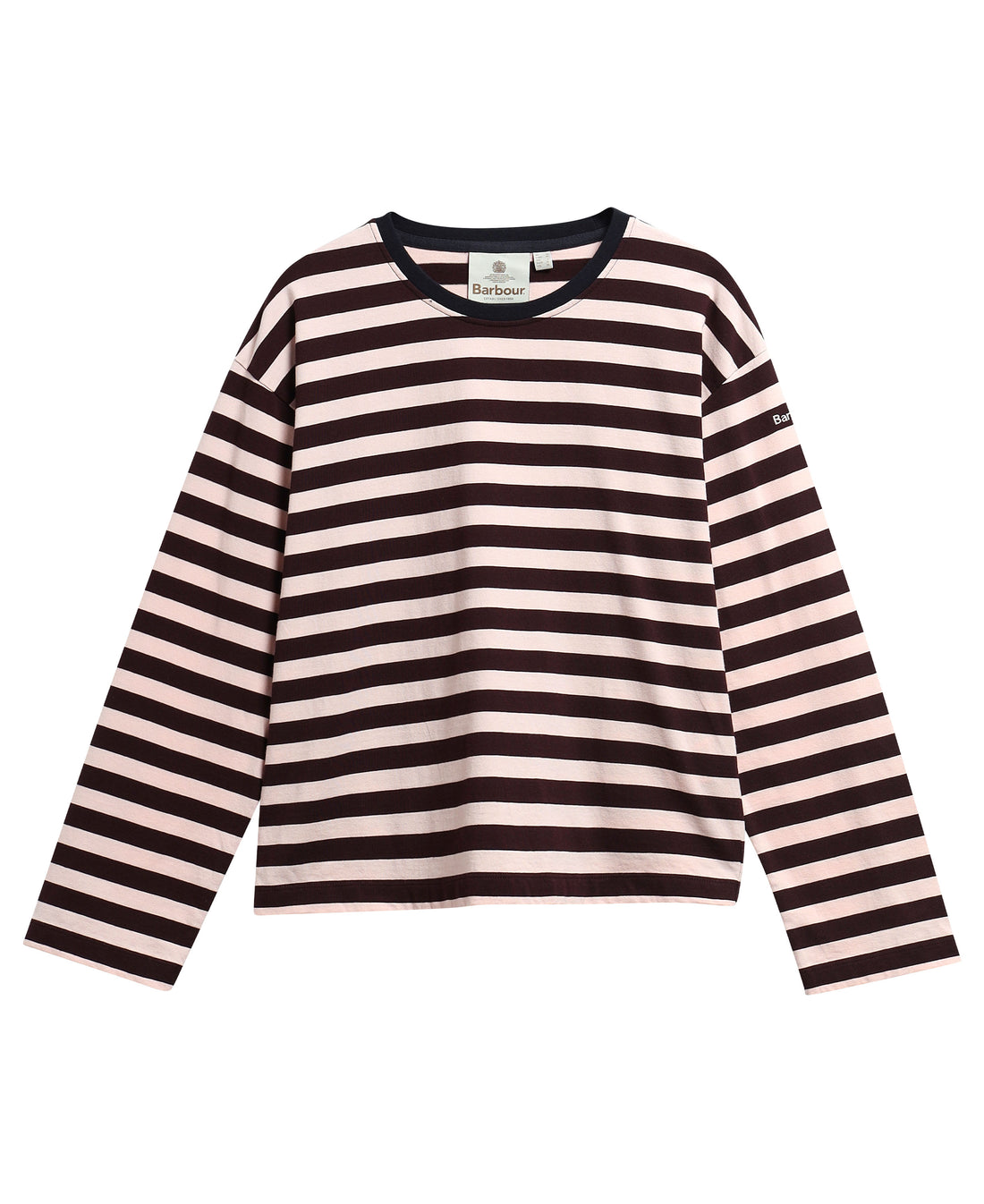 Woodhouse Striped Top - Fig/Pink Blush