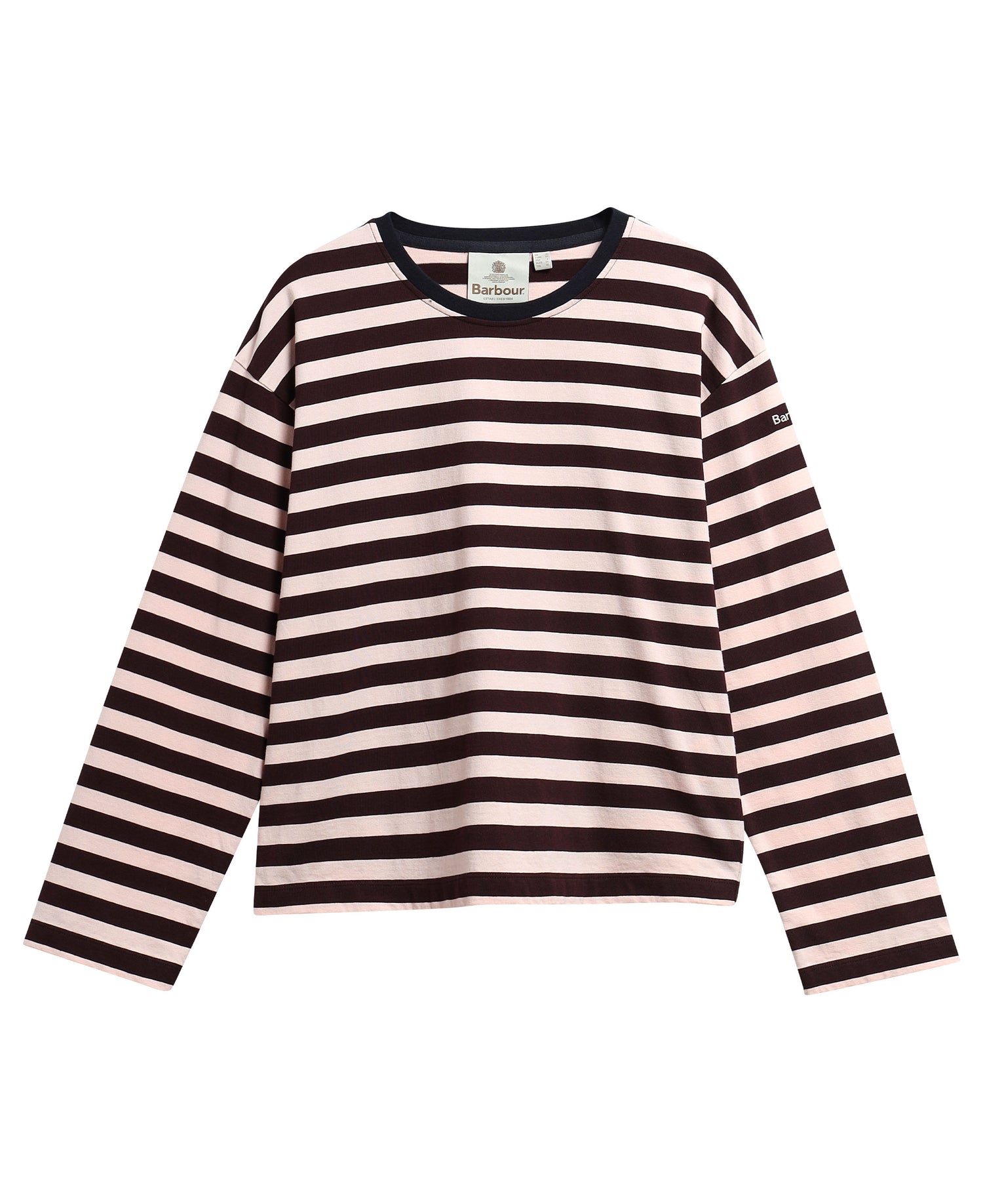 Woodhouse Striped Top - Fig/Pink Blush