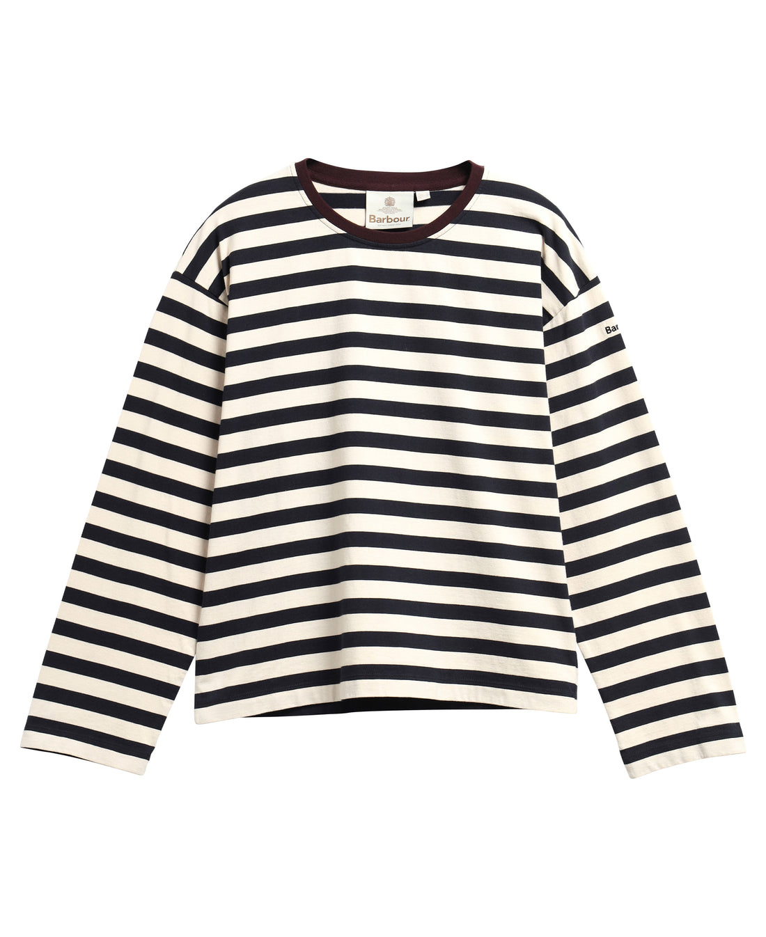 Woodhouse Striped Top - Dark Navy/Birch