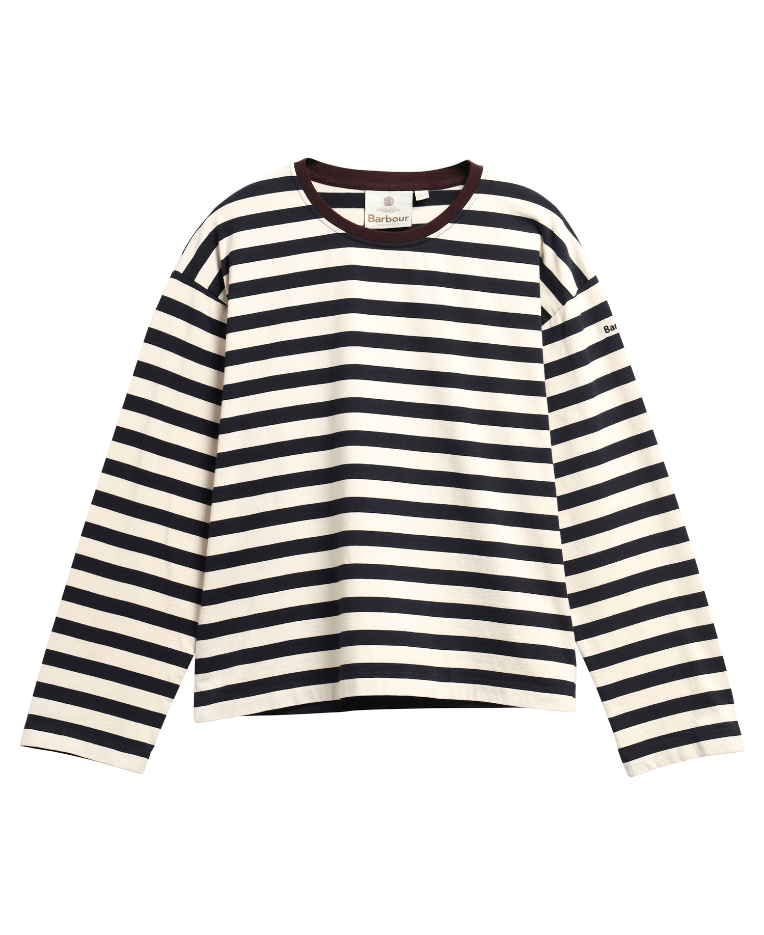 Woodhouse Striped Top - Dark Navy/Birch