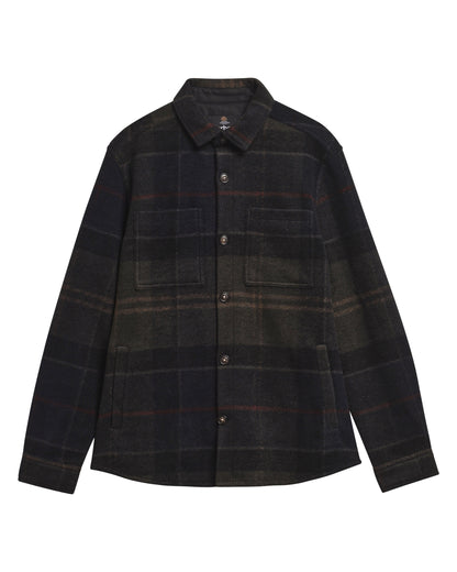 Woodlane Brushed Check Overshirt - Shadow Classic Tartan