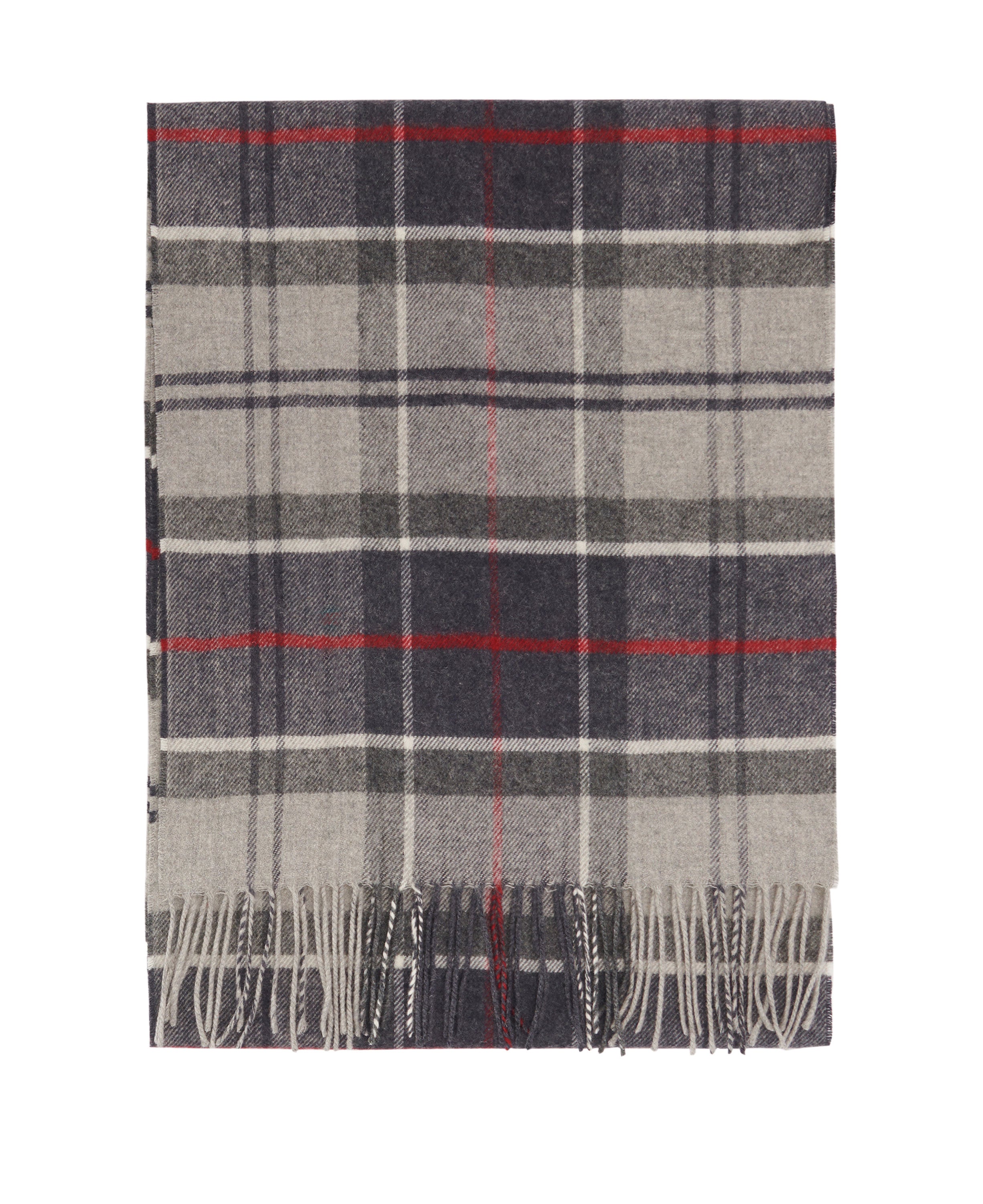 Yaxley Tartan Scarf - Blue Granite