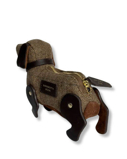 Doogle Purse - Tweed &amp; Tan Suede