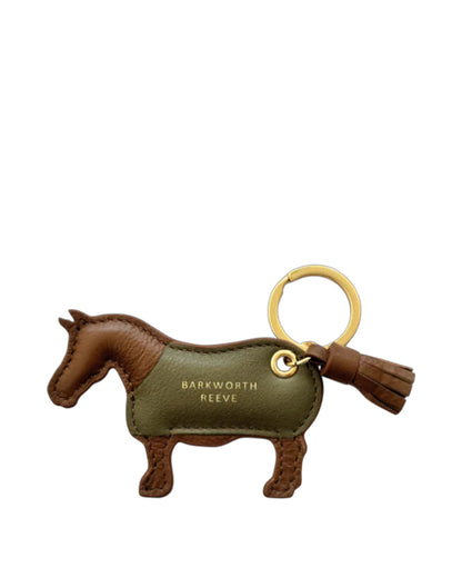 Milton Keyring - Chestnut &amp; Olive